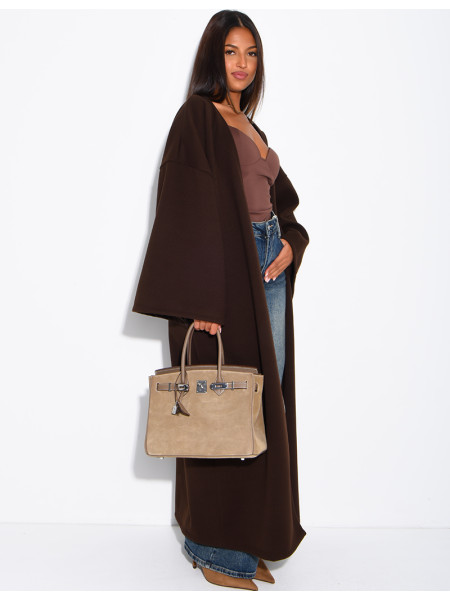 Kimono long et épais en feutrine