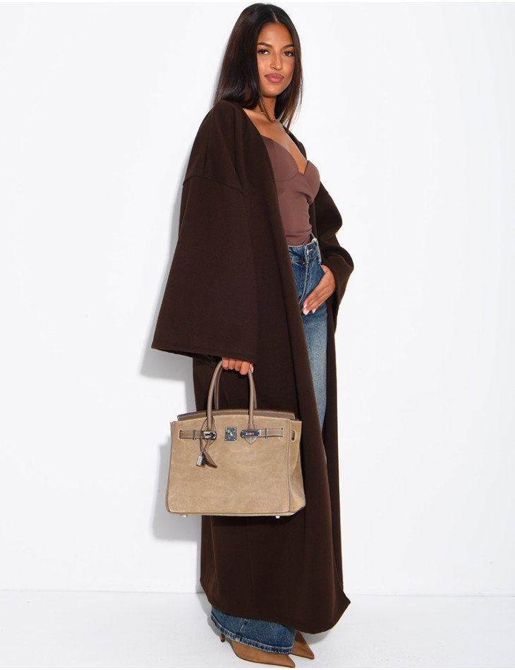 Kimono long et épais en feutrine