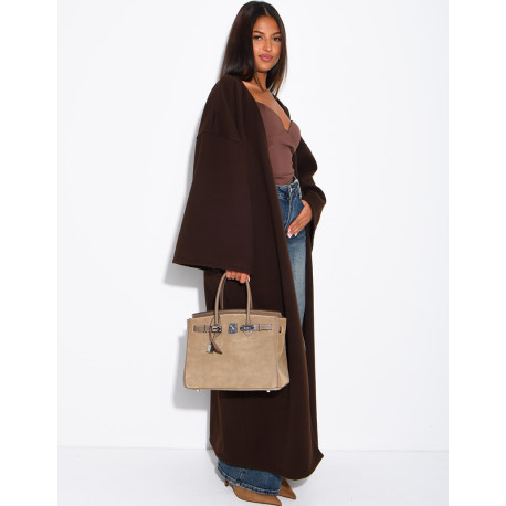 Kimono long et épais en feutrine