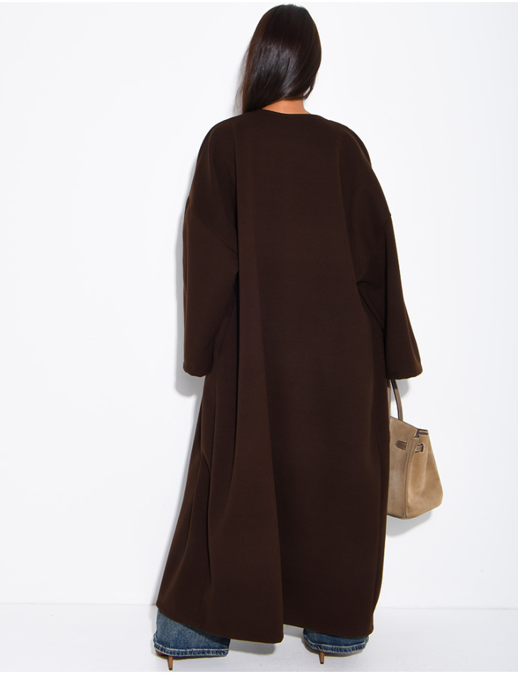 Kimono long et épais en feutrine