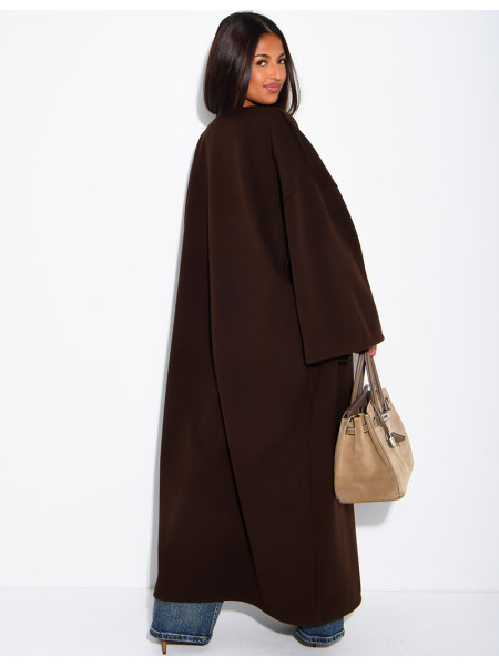 Kimono long et épais en feutrine