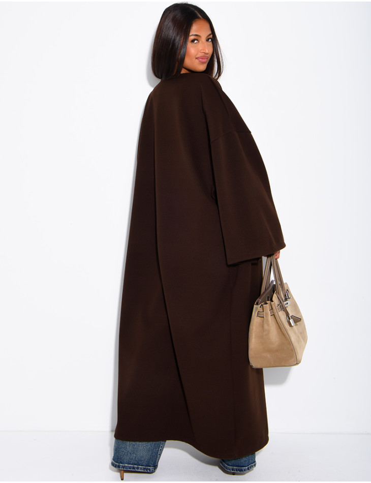 Kimono long et épais en feutrine