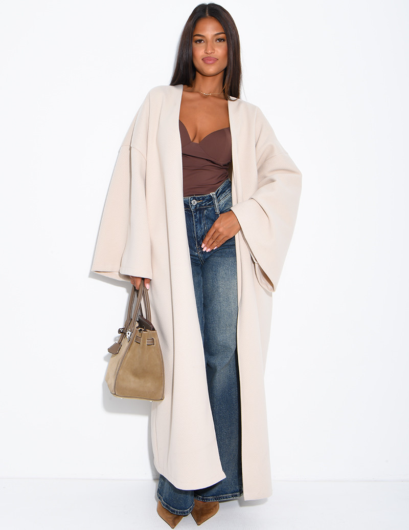 Kimono long & épais en...