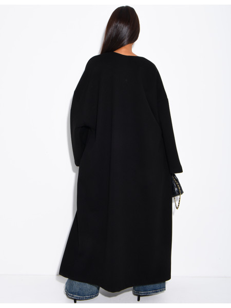 Long, thick felt kimono