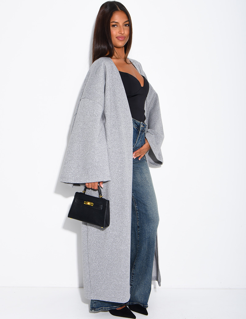 Kimono long et épais en...