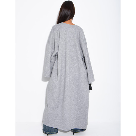 Long, thick felt kimono