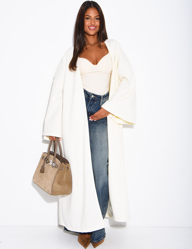 Kimono long & épais en...