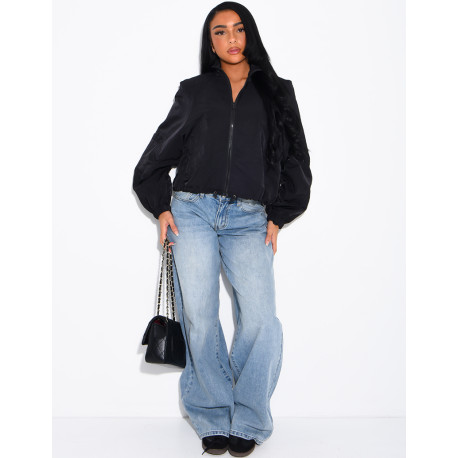 Veste à épaulettes