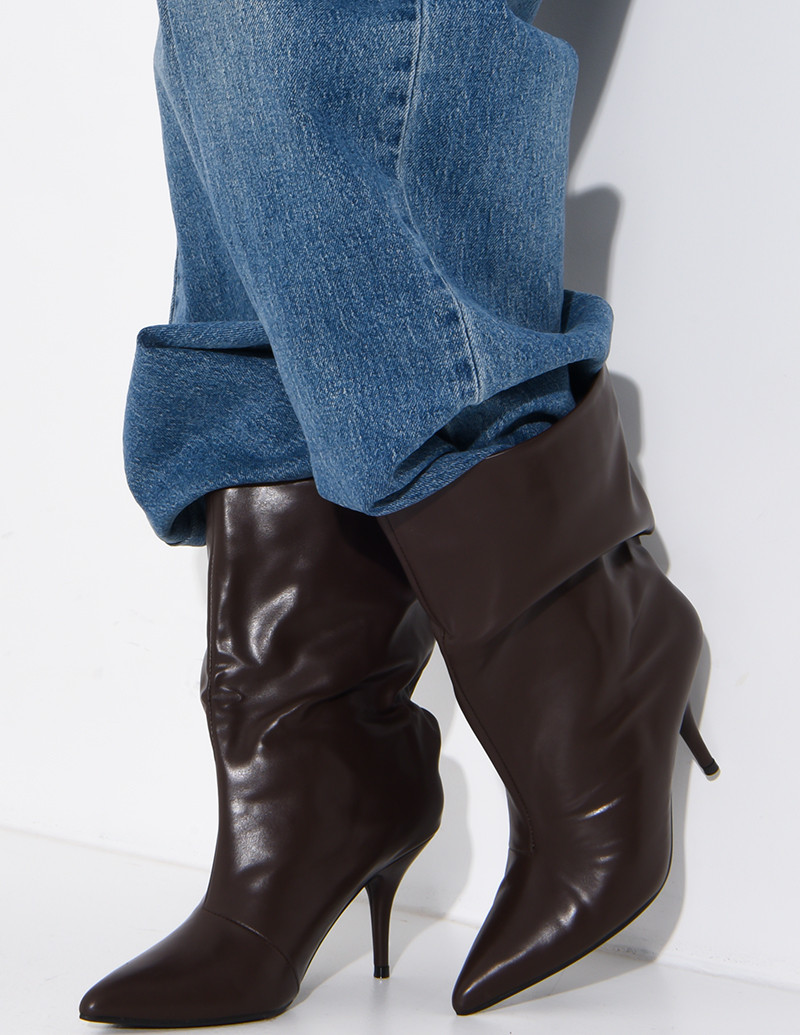 Bottes à talons en...