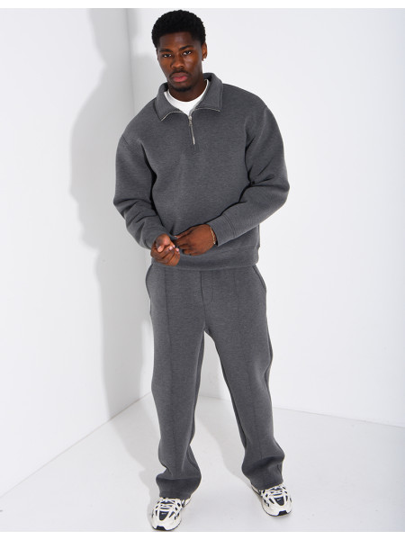Ensemble pantalon et sweat à col zippé