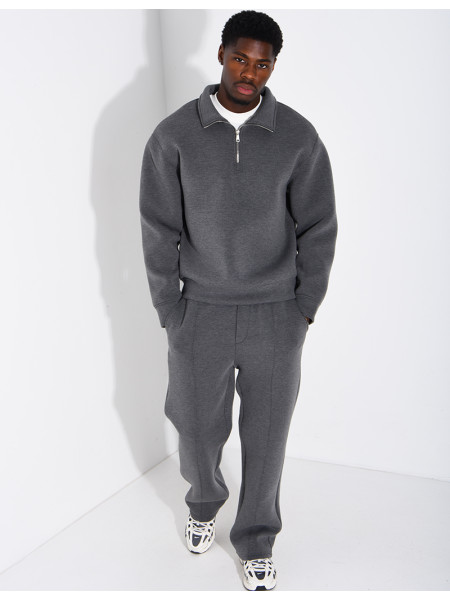 Ensemble pantalon et sweat à col zippé