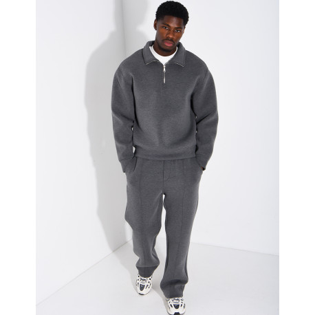 Ensemble pantalon et sweat à col zippé