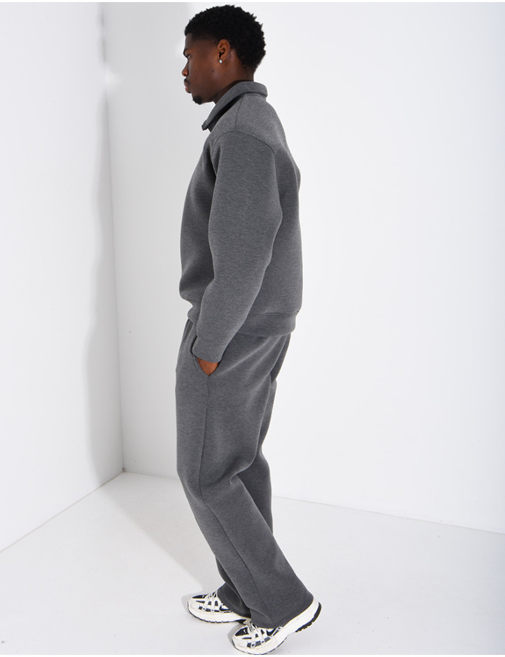 Ensemble pantalon et sweat à col zippé