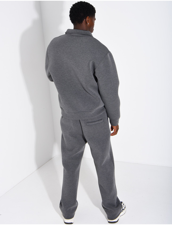 Ensemble pantalon et sweat à col zippé