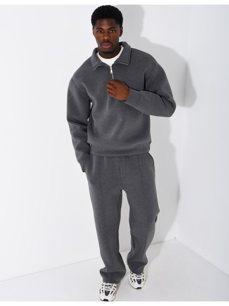 Ensemble pantalon et sweat à col zippé