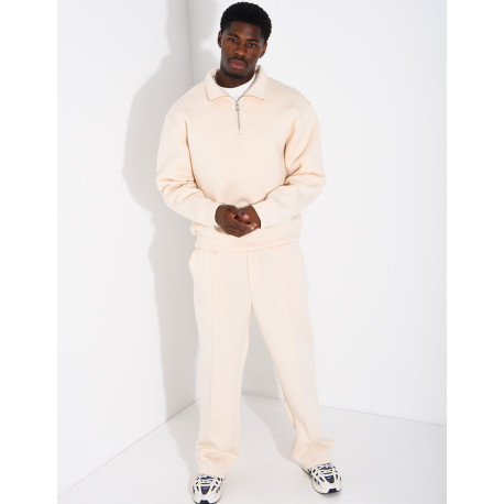 Ensemble pantalon et sweat à col zippé
