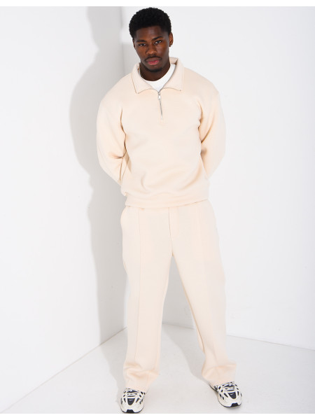 Ensemble pantalon et sweat à col zippé