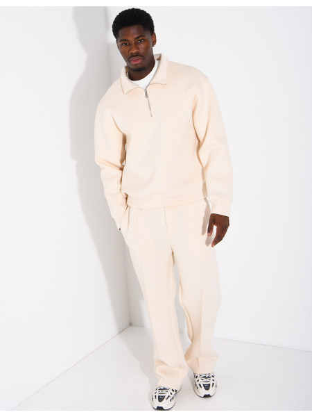Ensemble pantalon et sweat à col zippé
