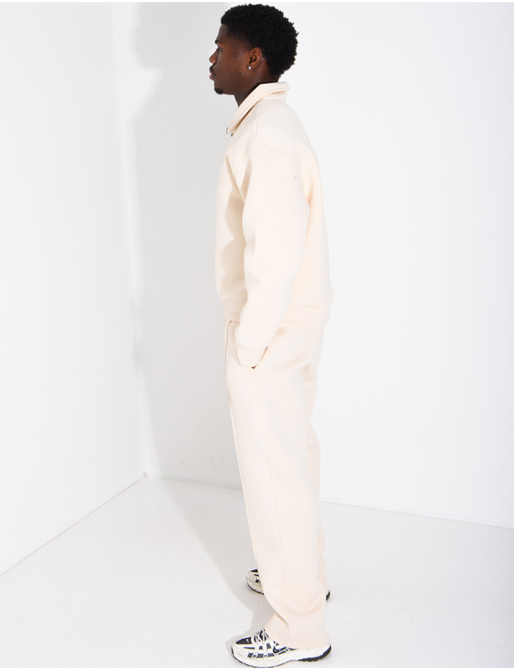Ensemble pantalon et sweat à col zippé
