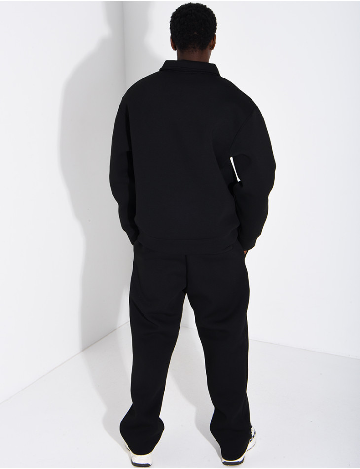 Ensemble pantalon et sweat à col zippé