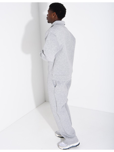 Ensemble pantalon et sweat à col zippé