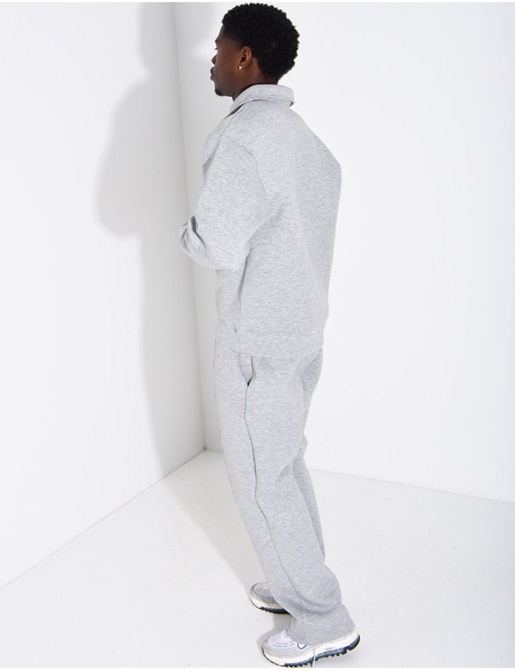 Ensemble pantalon et sweat à col zippé