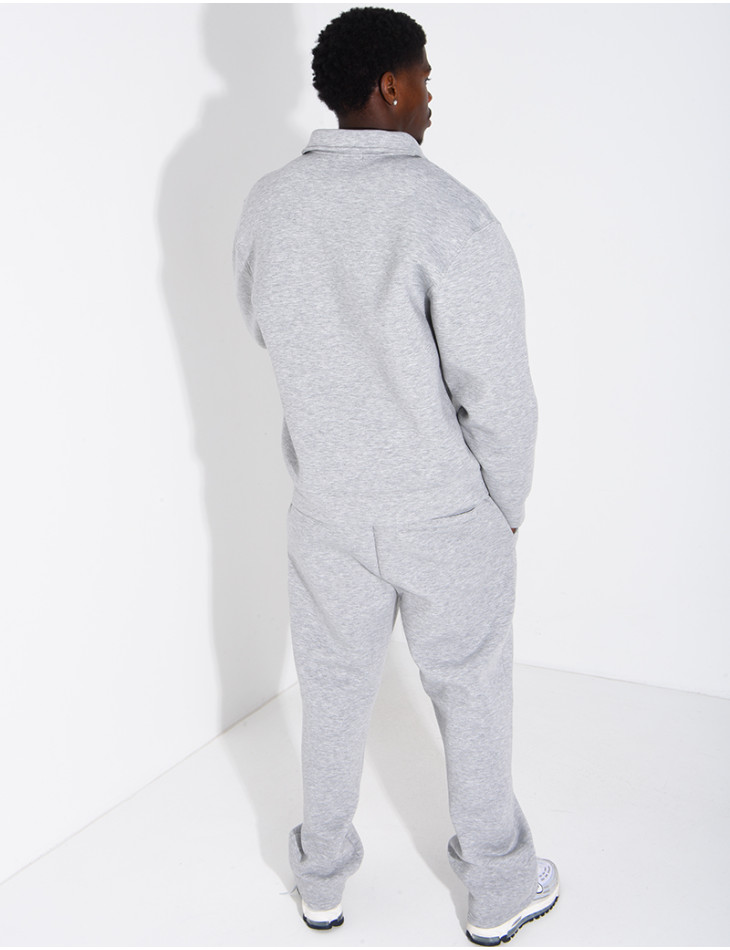 Ensemble pantalon et sweat à col zippé