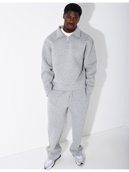Ensemble pantalon et sweat à col zippé