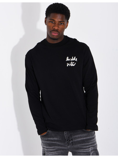 T-shirt manches longues "La dolce vita"