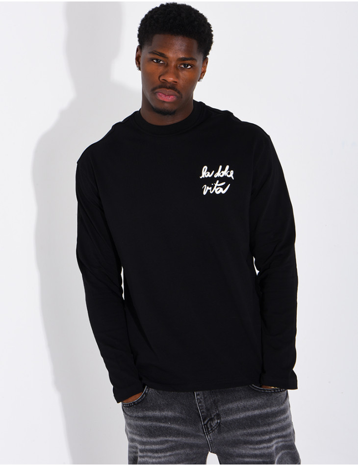 T-shirt manches longues "La dolce vita"