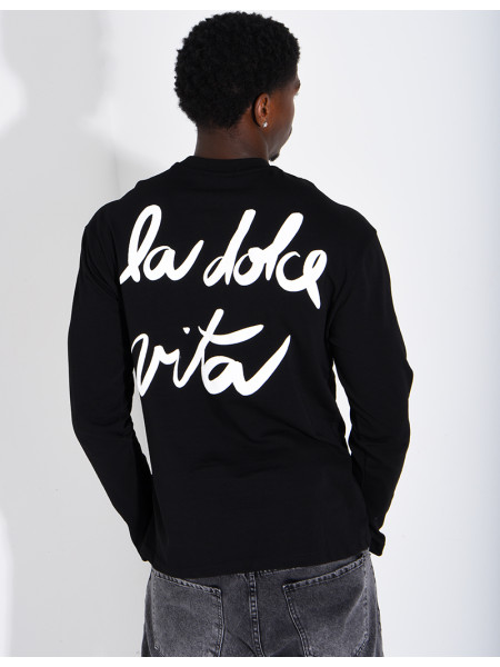 T-shirt manches longues "La dolce vita"