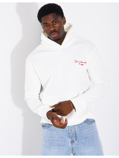 Sweat à capuche "Do u love"