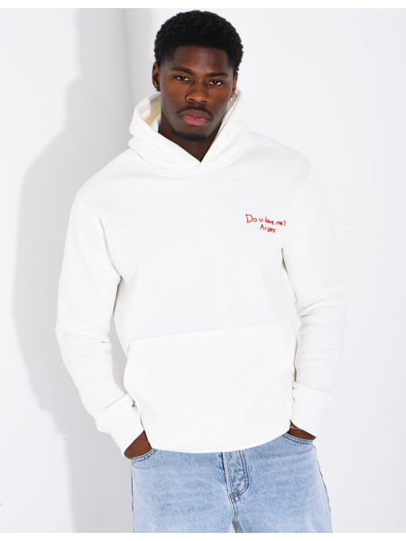 Sweat à capuche "Do u love"