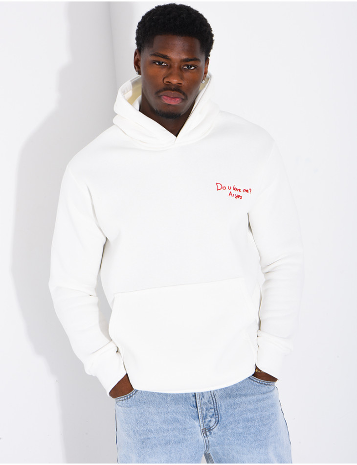 Sweat à capuche "Do u love"