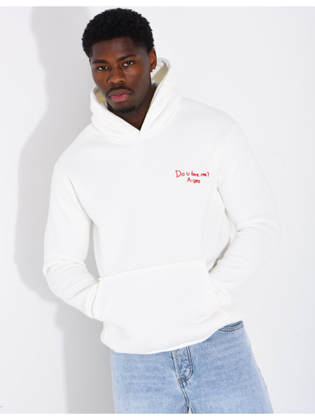 Sweat à capuche "Do u love"