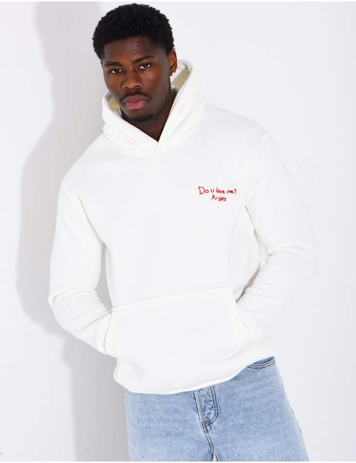 Sweat à capuche "Do u love"