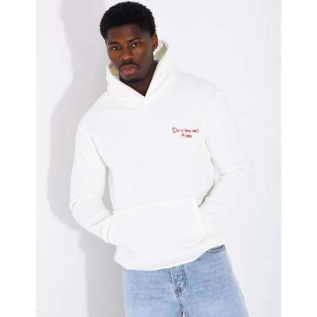Sweat à capuche "Do u love"