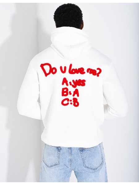 Sweat à capuche "Do u love"