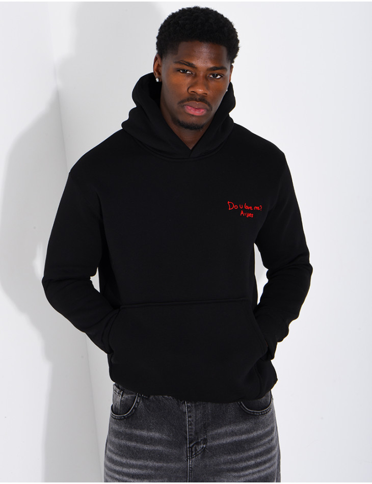 Sweat à capuche "Do u love"