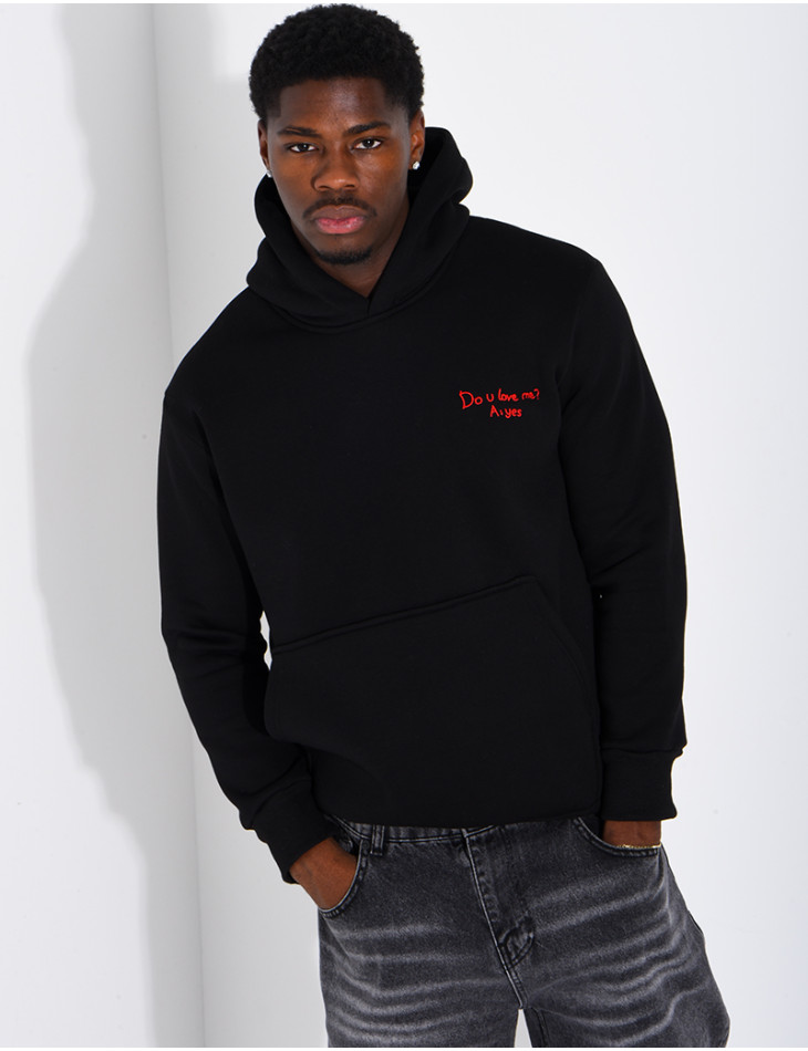 Sweat à capuche "Do u love"