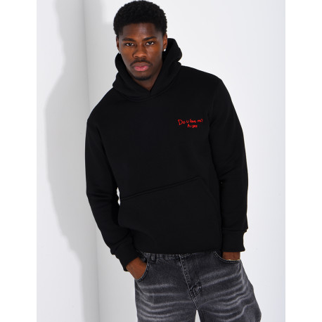 Sweat à capuche "Do u love"