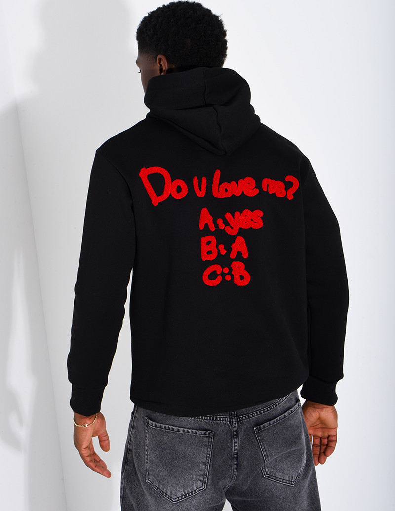 Sweat à capuche "Do u love"