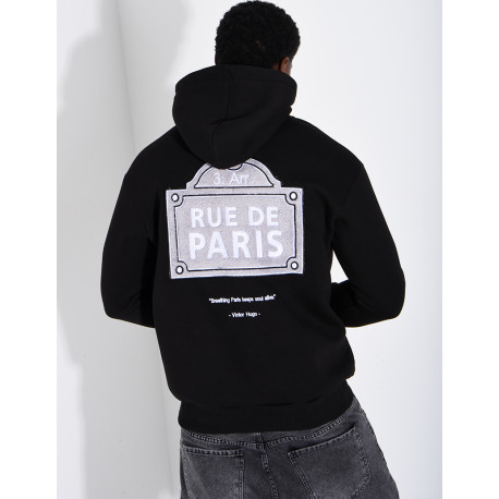 Sweat à capuche "Breathing Paris keeps"
