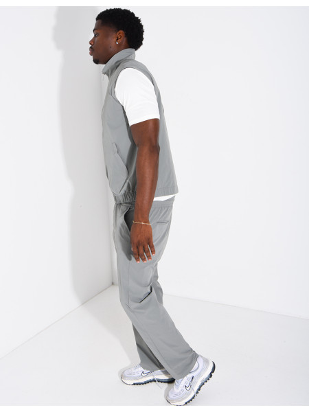Ensemble en tissu imperméable pantalon et veste sans manches réversible