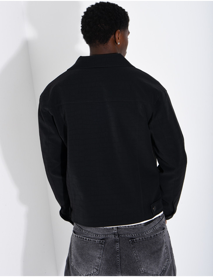 Veste légère en similicuire