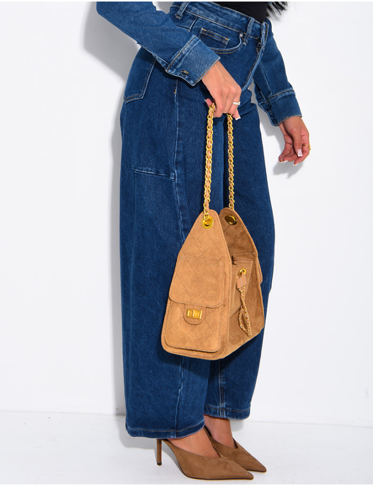 Jeans in verwaschenem Blau im Barrel-Schnitt