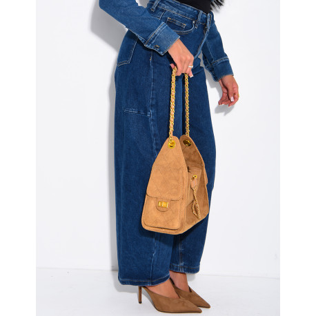 Jeans in verwaschenem Blau im Barrel-Schnitt