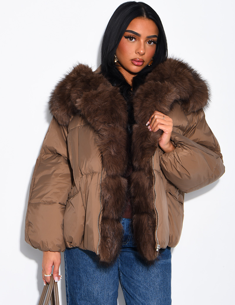 Doudoune matelassée à...