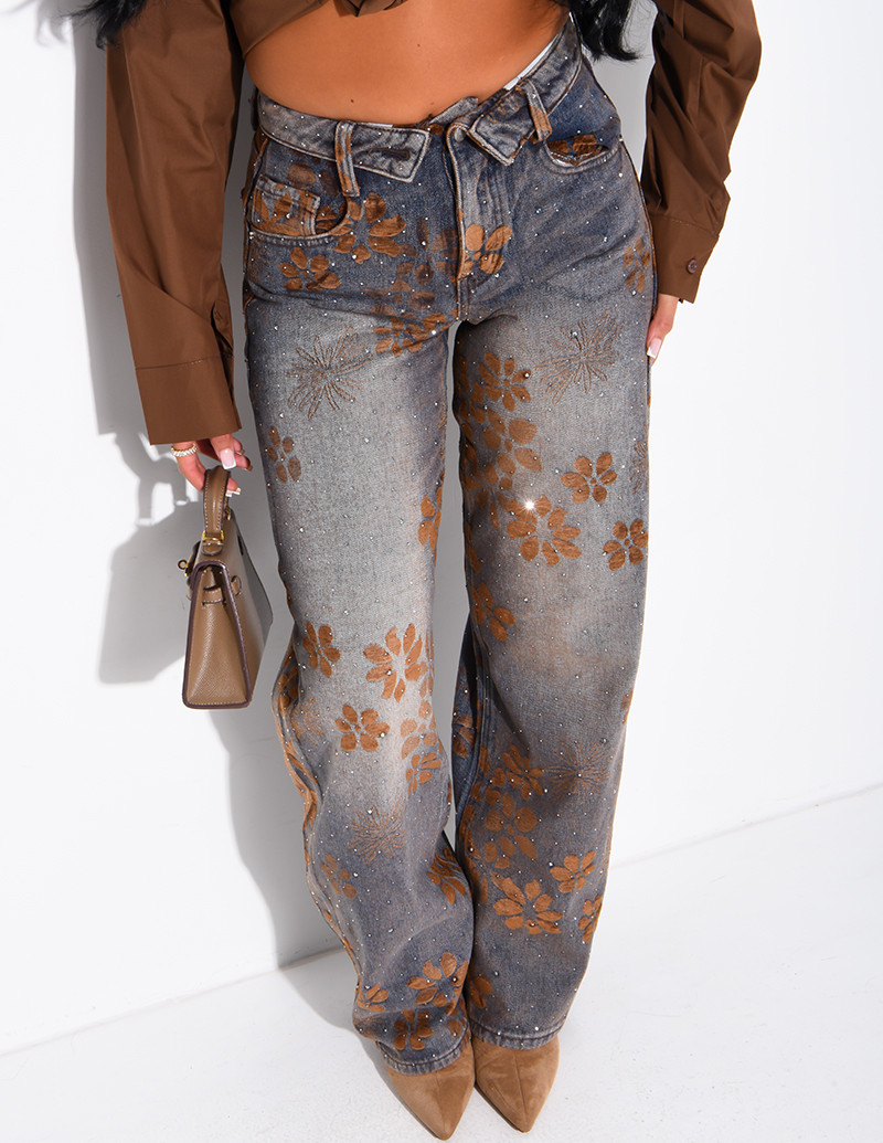 Weit geschnittene Jeans im...