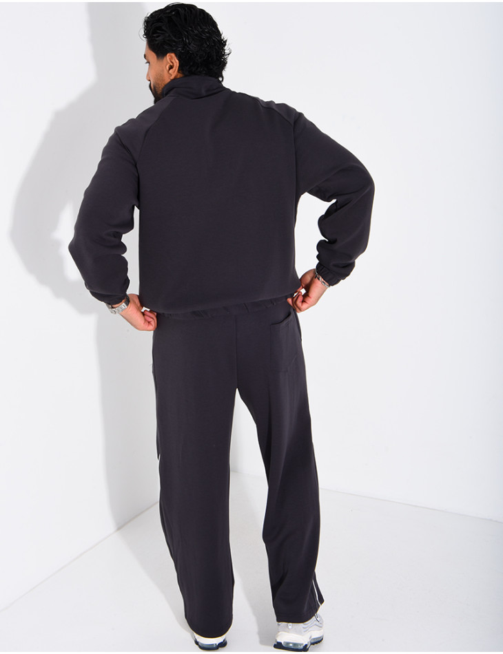 Ensemble col à bandes